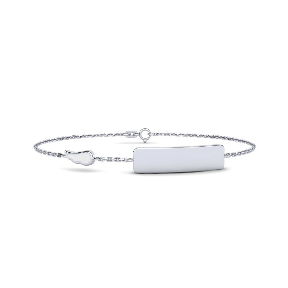 White Silver Kid's Bracelet Gwiazda