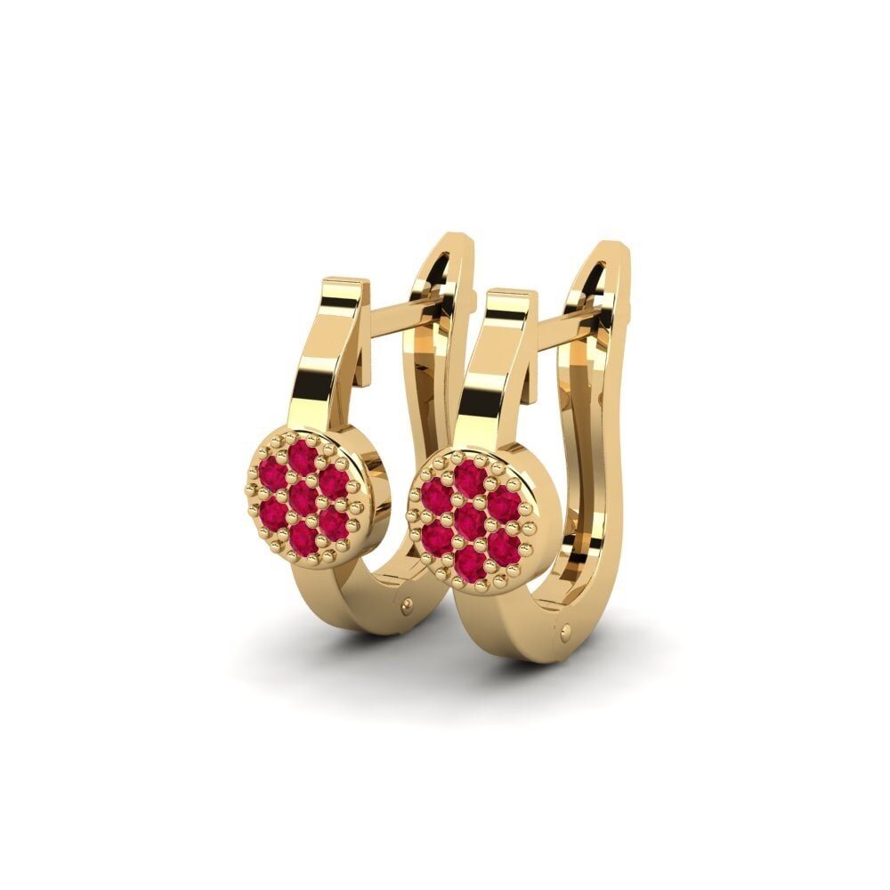 Ruby Earring Gwyrth Daughter