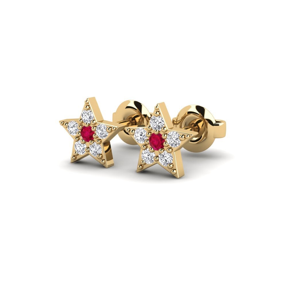 Ruby Earring Jishin Daughter