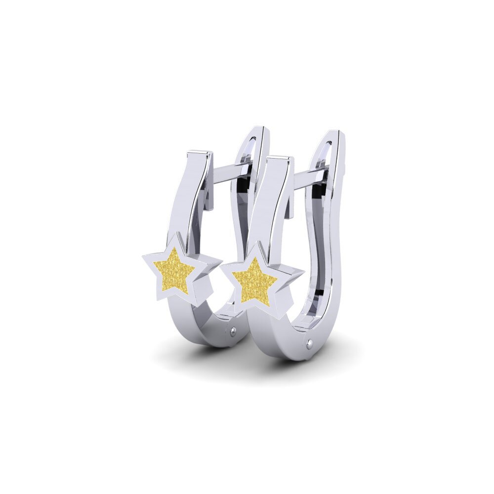 Platina 950 Brinco Infantil Marah Daughter