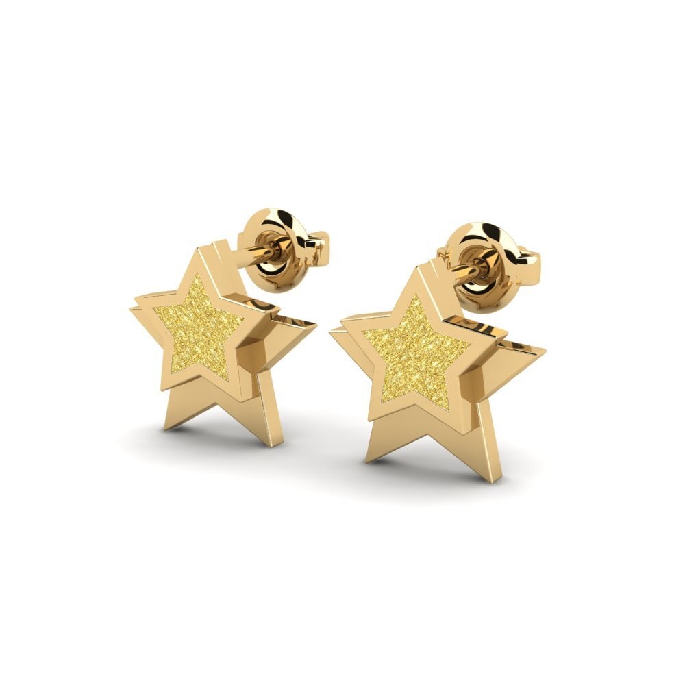 14k Oro Amarillo Pendiente de mujer Olioli Mother