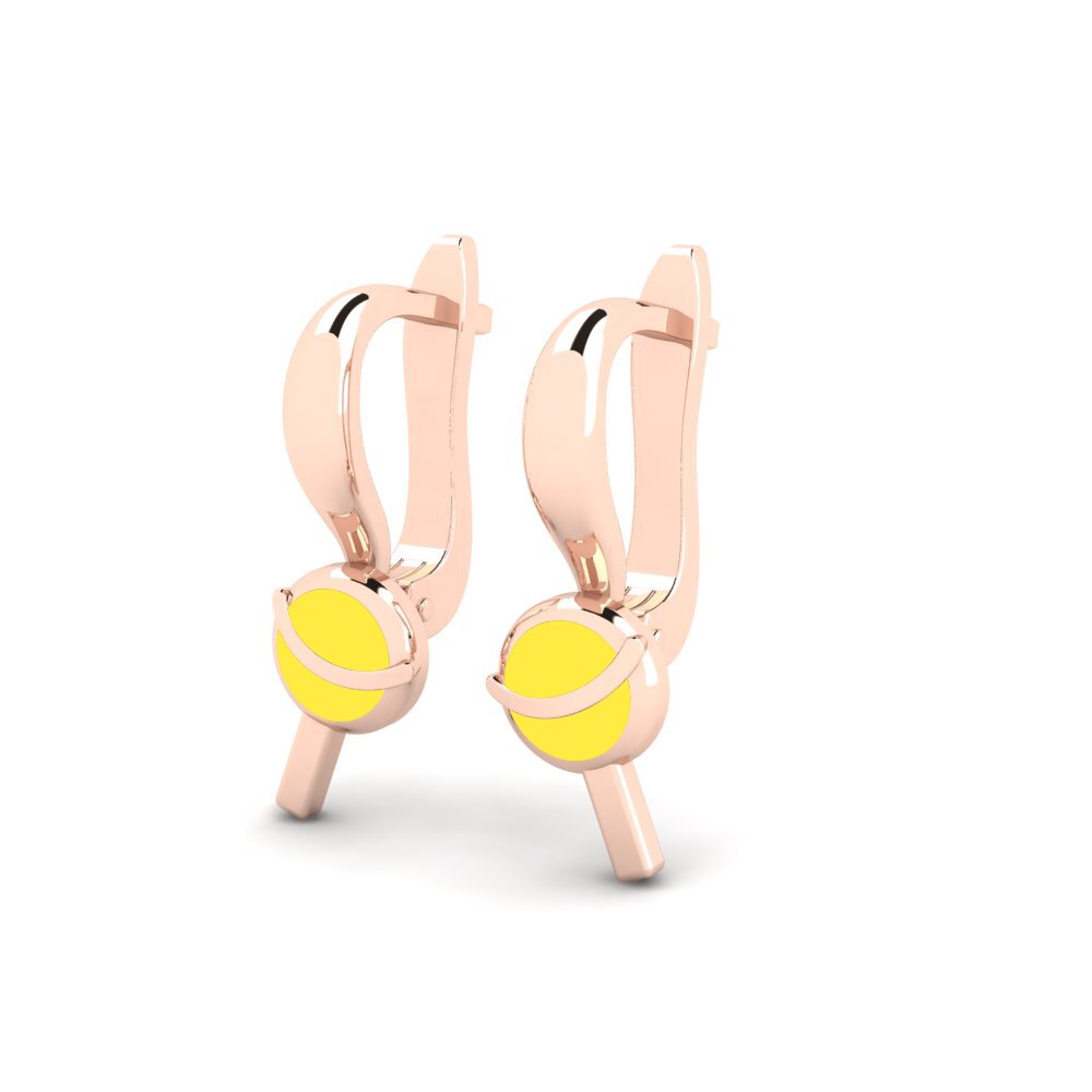 9k Oro Rosa Pendiente para Niño Overraske