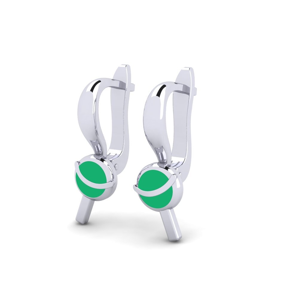 White Silver Kid's Earring Overraske