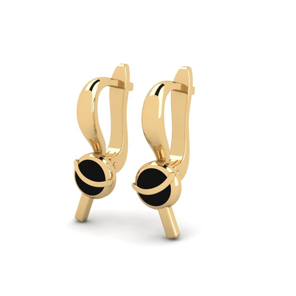 14k Oro Amarillo Pendiente para Niño Overraske