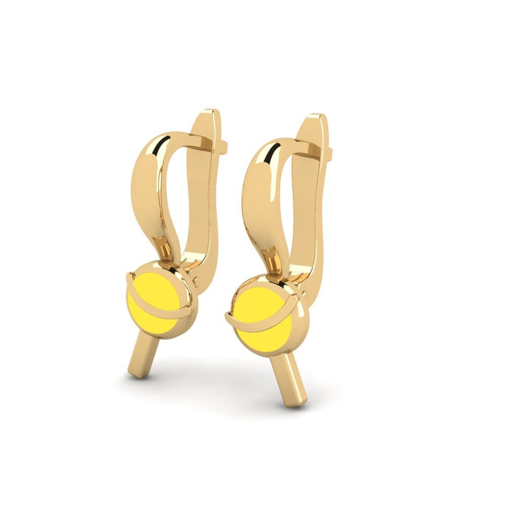 9ct Yellow Gold Kid's Earring Overraske
