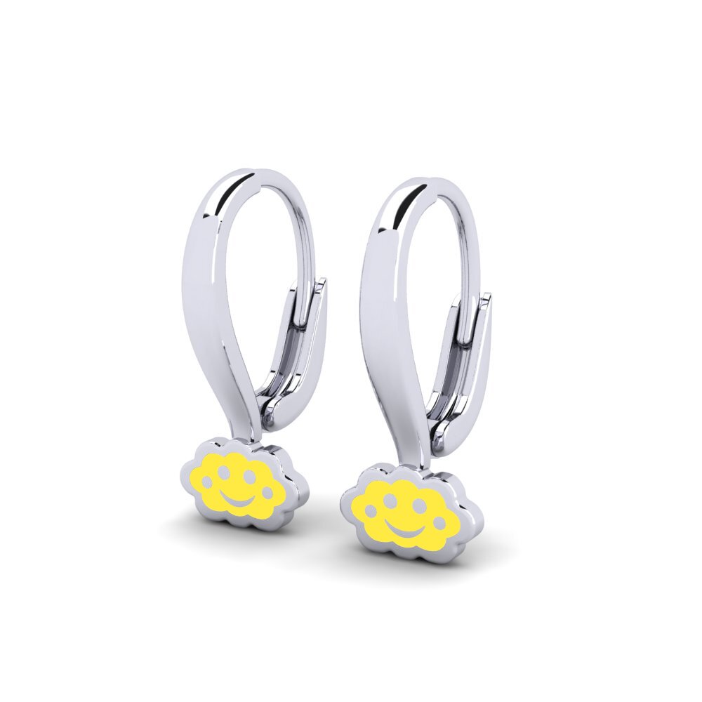 9ct White Gold Kid's Earring Uberraschung
