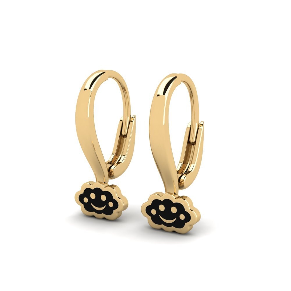 14k Oro Amarillo Pendiente para Niño Uberraschung