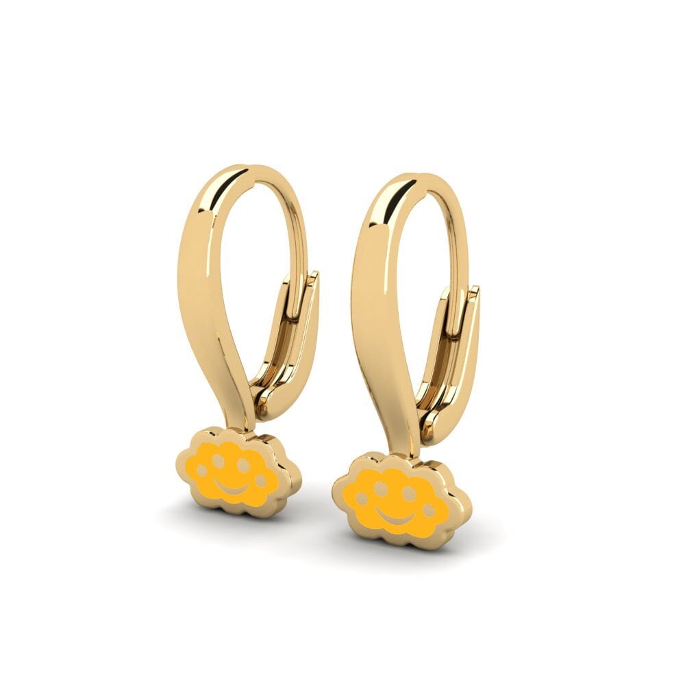 14k Oro Amarillo Pendiente para Niño Uberraschung
