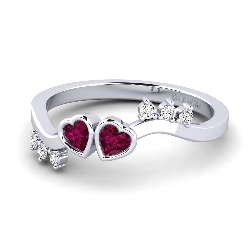 Rhodolite Garnet Women's Promise Ring Marrifest