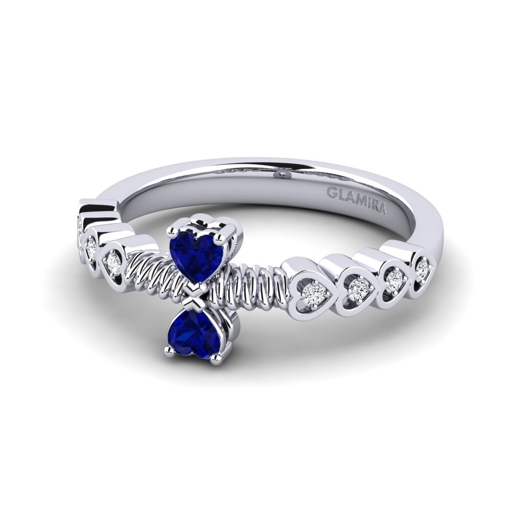 Sapphire Women's Promise Ring Nodeles
