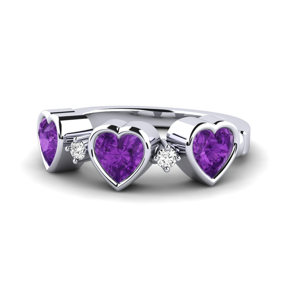 Amatista Anillo promesa mujer Osedr