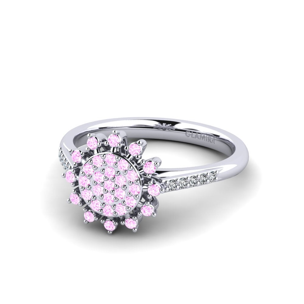 Pink Sapphire Women's Promise Ring Owulle