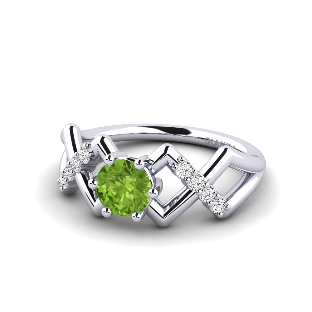 Peridoto Anillo promesa mujer Rigea