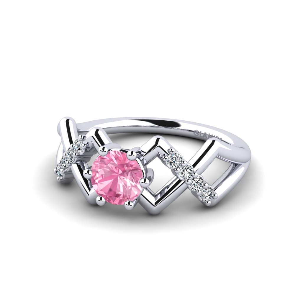 Pink Sapphire Women's Promise Ring Rigea