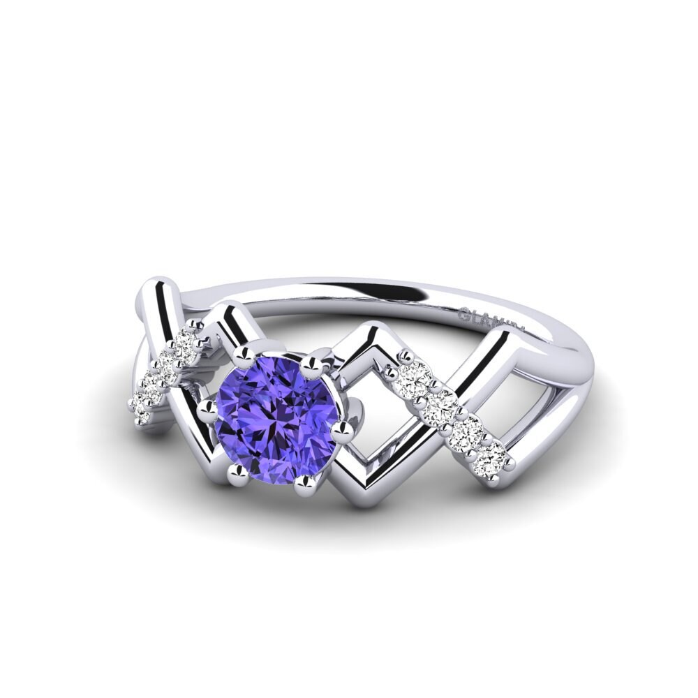 Tanzanita Anillo promesa mujer Rigea
