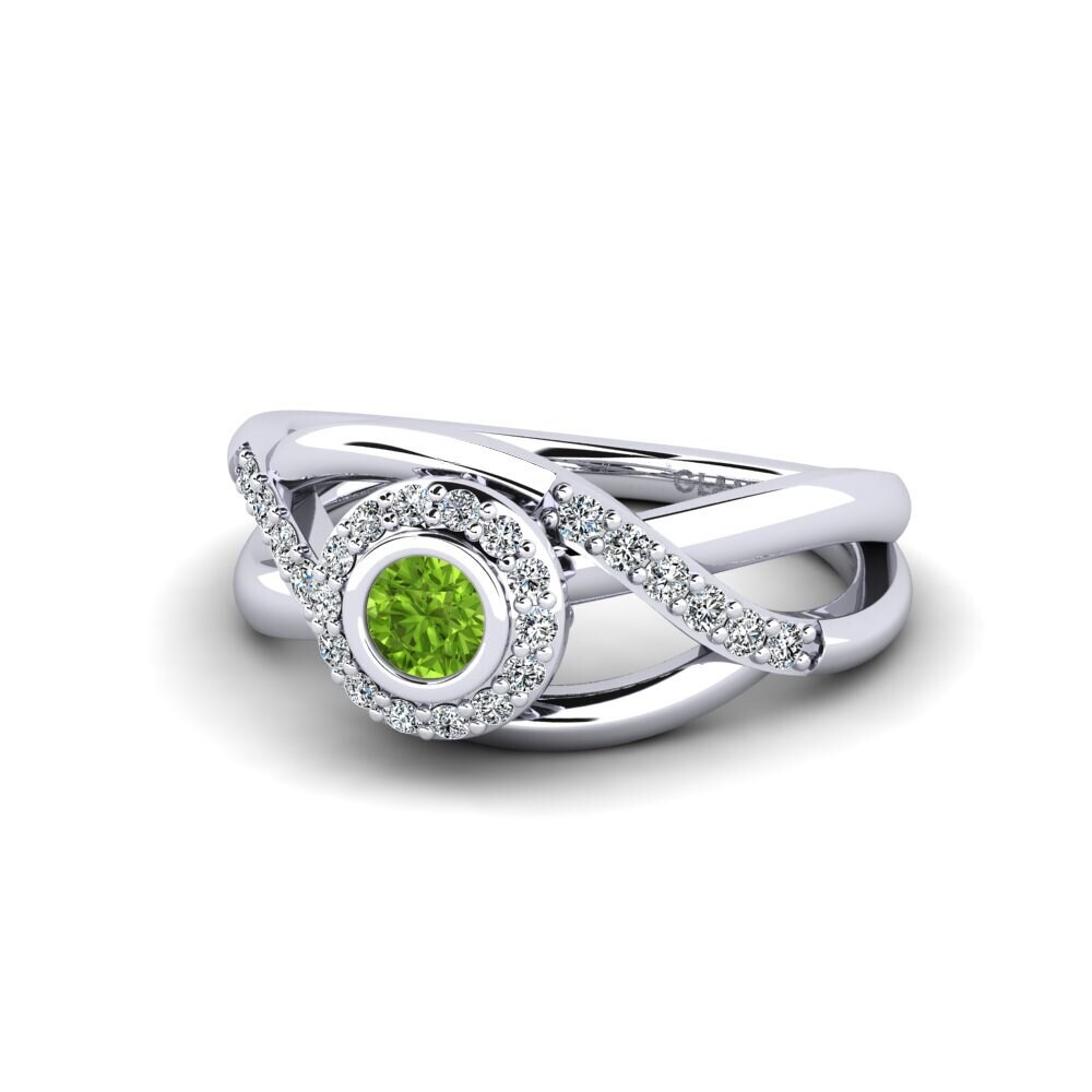 Peridot Women's Promise Ring Rigean