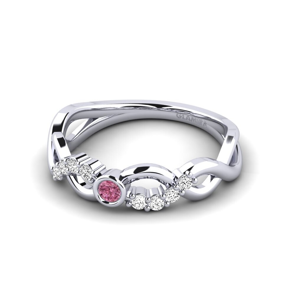 Rhodolite Garnet Women's Promise Ring Rigeaus