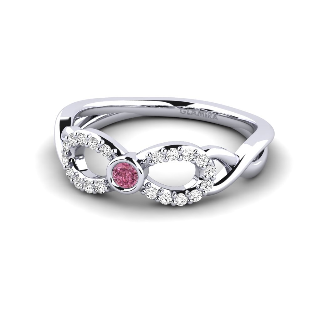 Rhodolite Garnet Women's Promise Ring Rigeo
