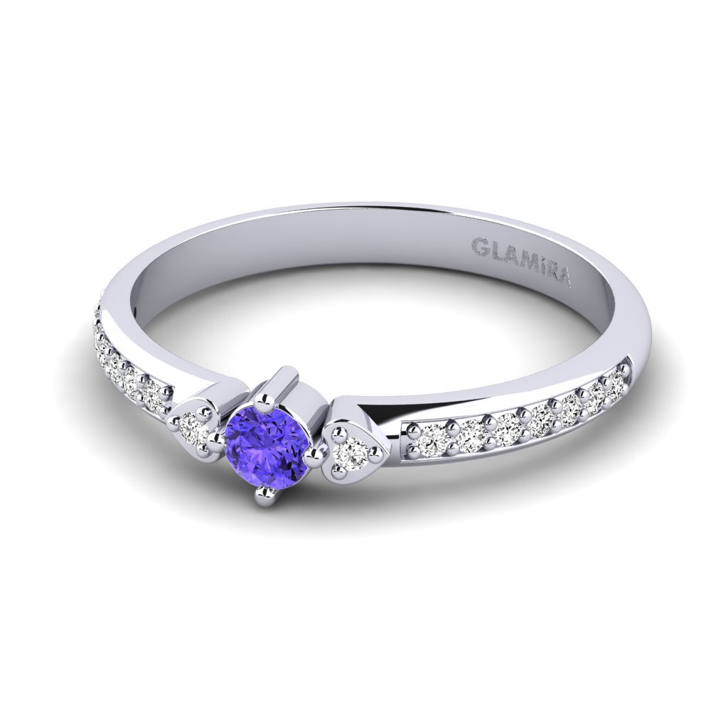 Tanzanita Anillo promesa mujer Samingi
