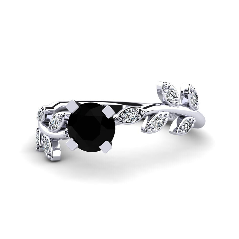 Black Onyx Women's Promise Ring Snep