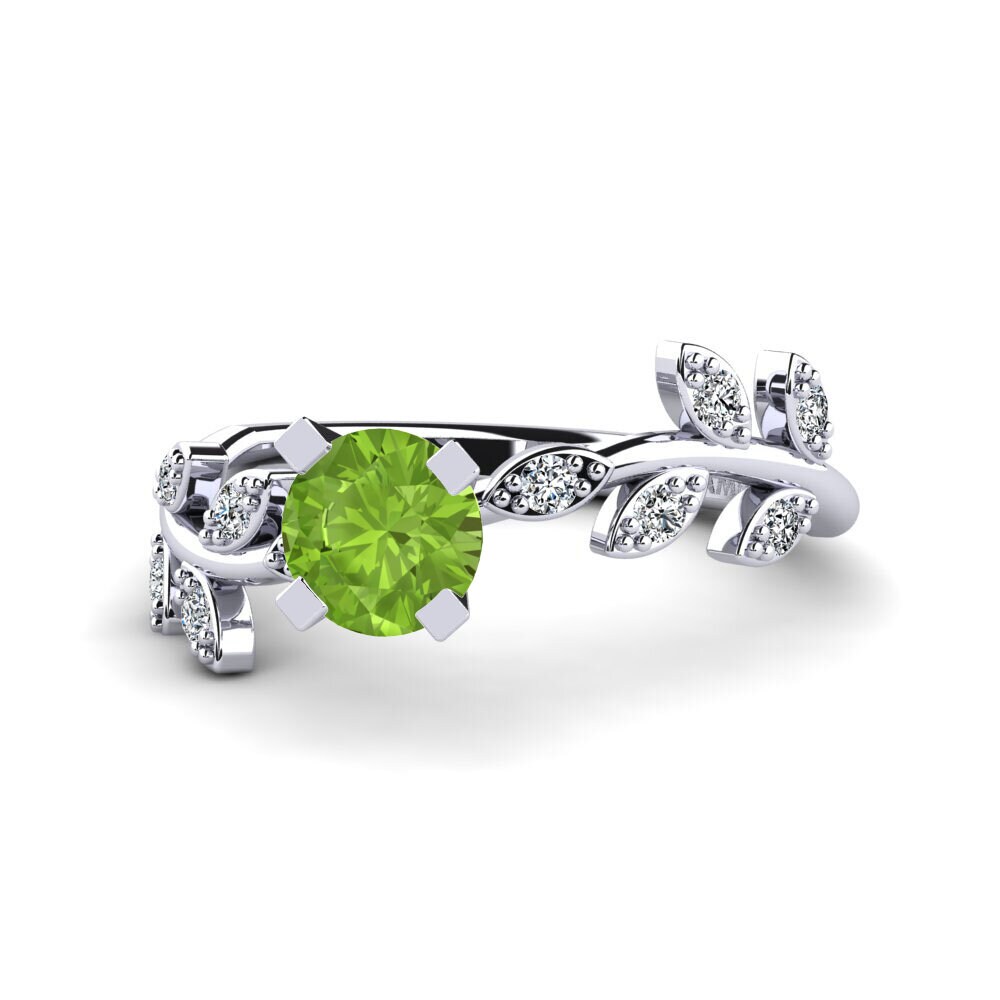 Peridot Women's Promise Ring Snep