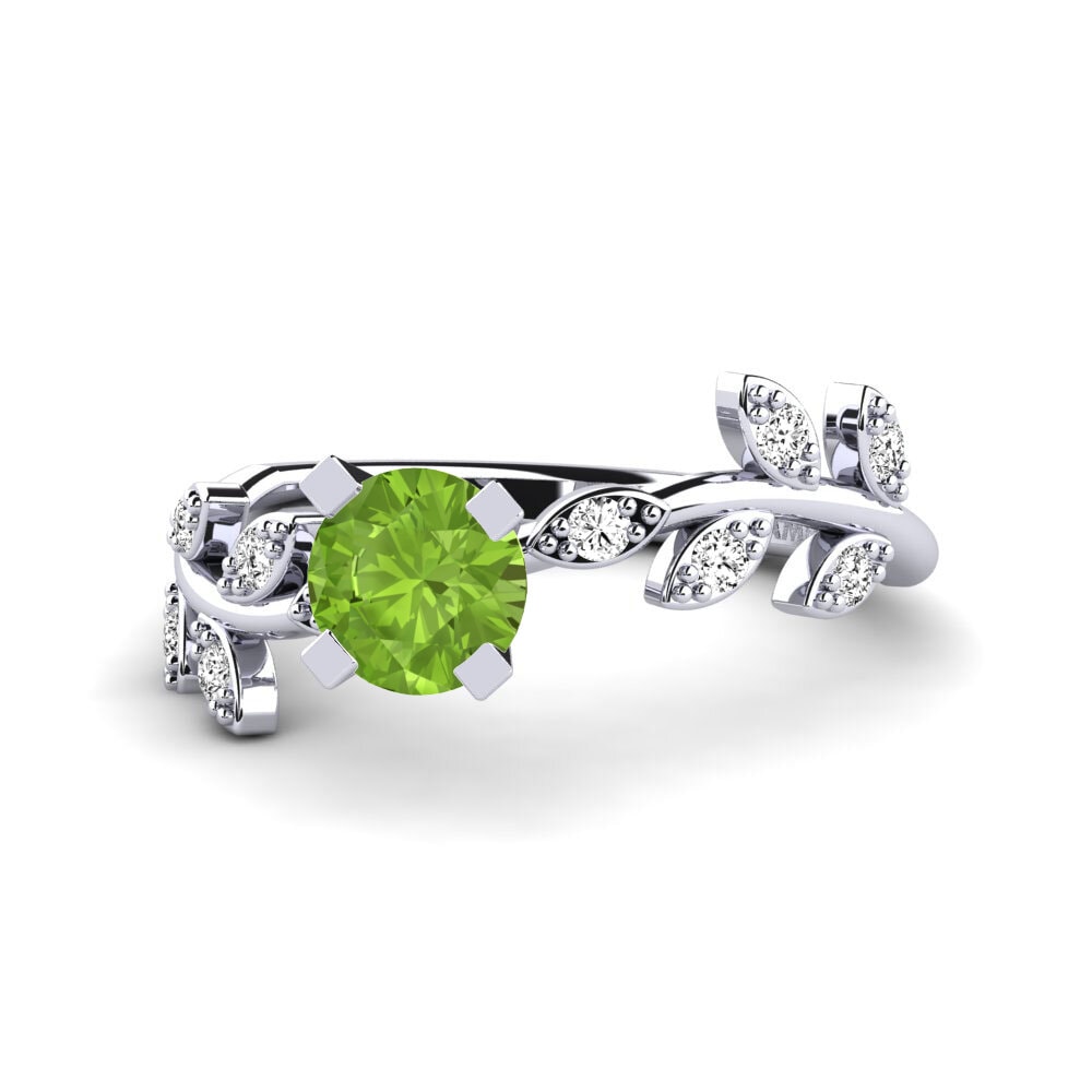 Peridoto Anillo promesa mujer Snep