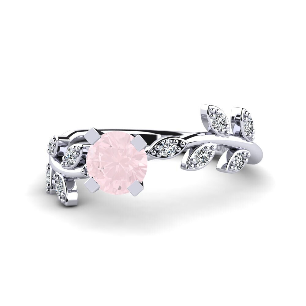 Rose Quartz Women's Promise Ring Snep