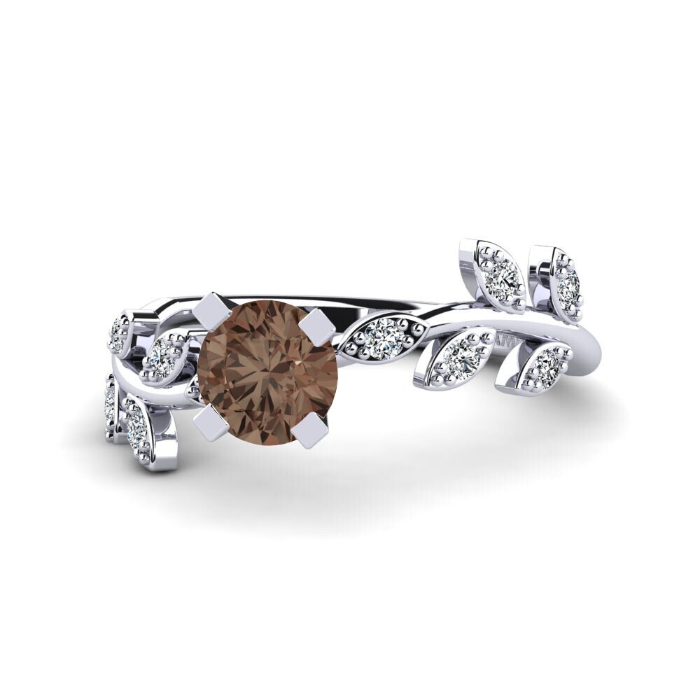 Smoky Quartz Women's Promise Ring Snep