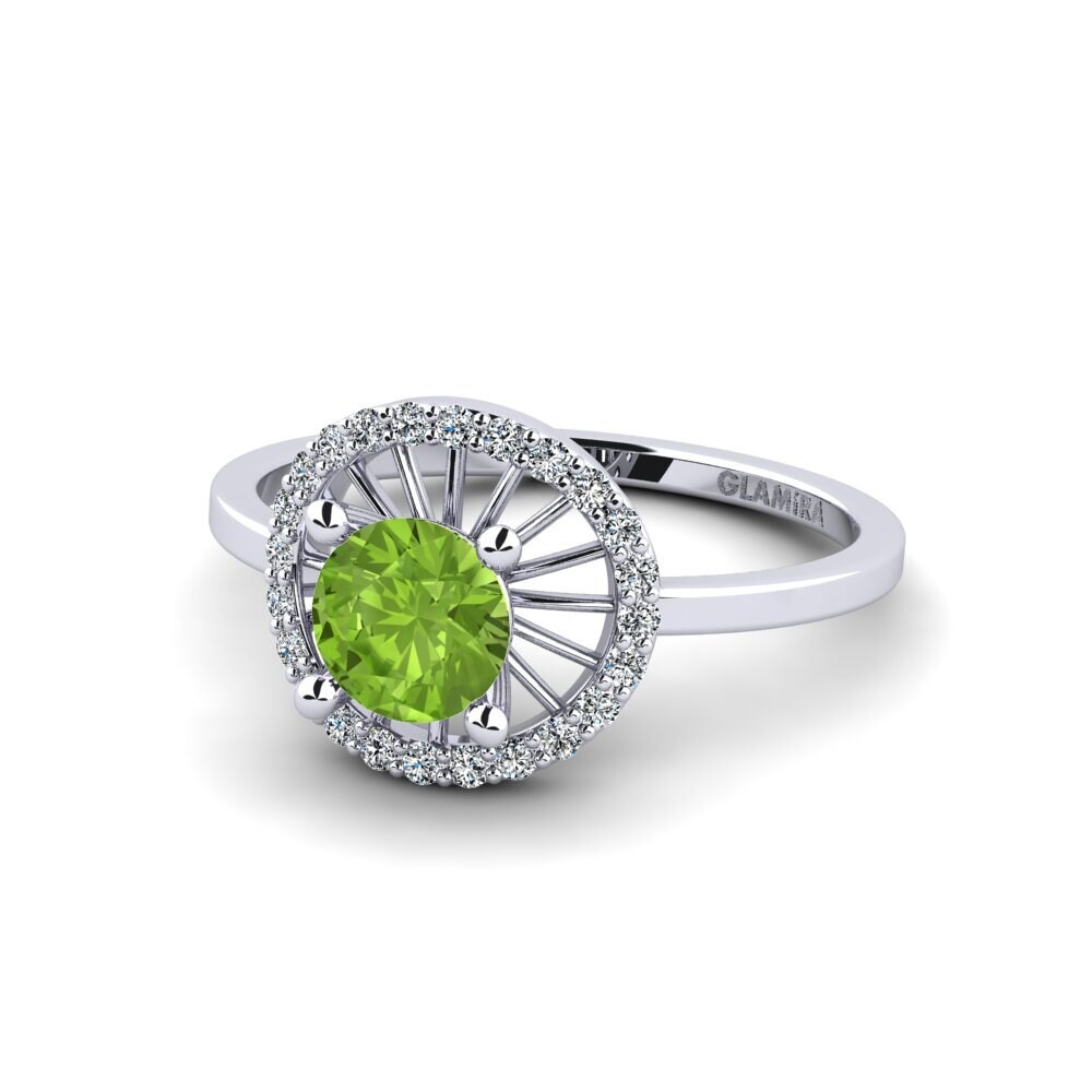 Peridot Women's Promise Ring Swangy