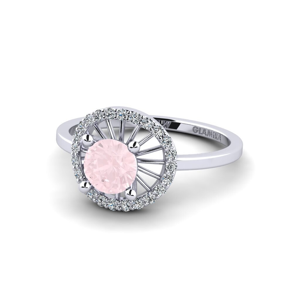 Rose Quartz Women's Promise Ring Swangy