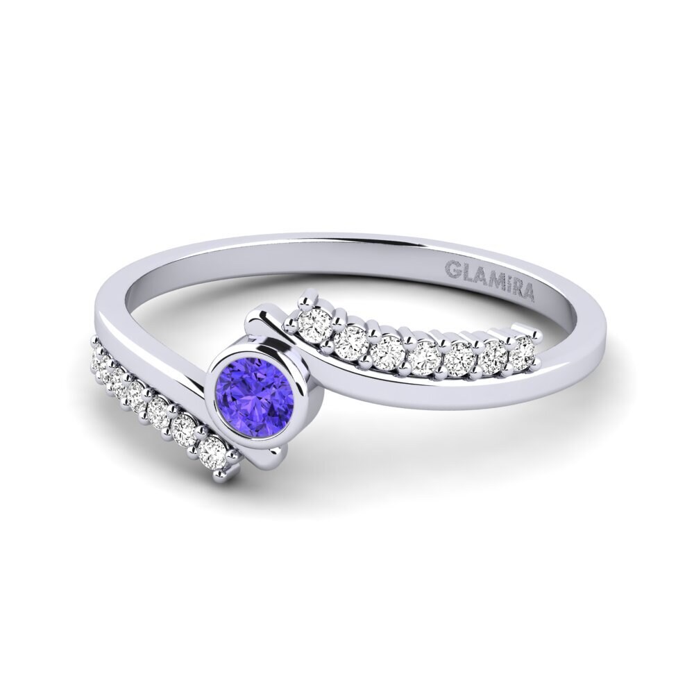 Tanzanita Anillo promesa mujer Vamo