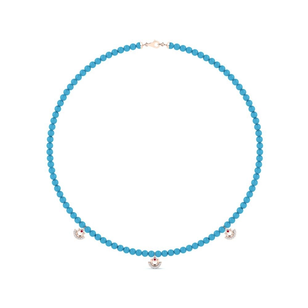 Or rose 375 Collier pour femme Altamura