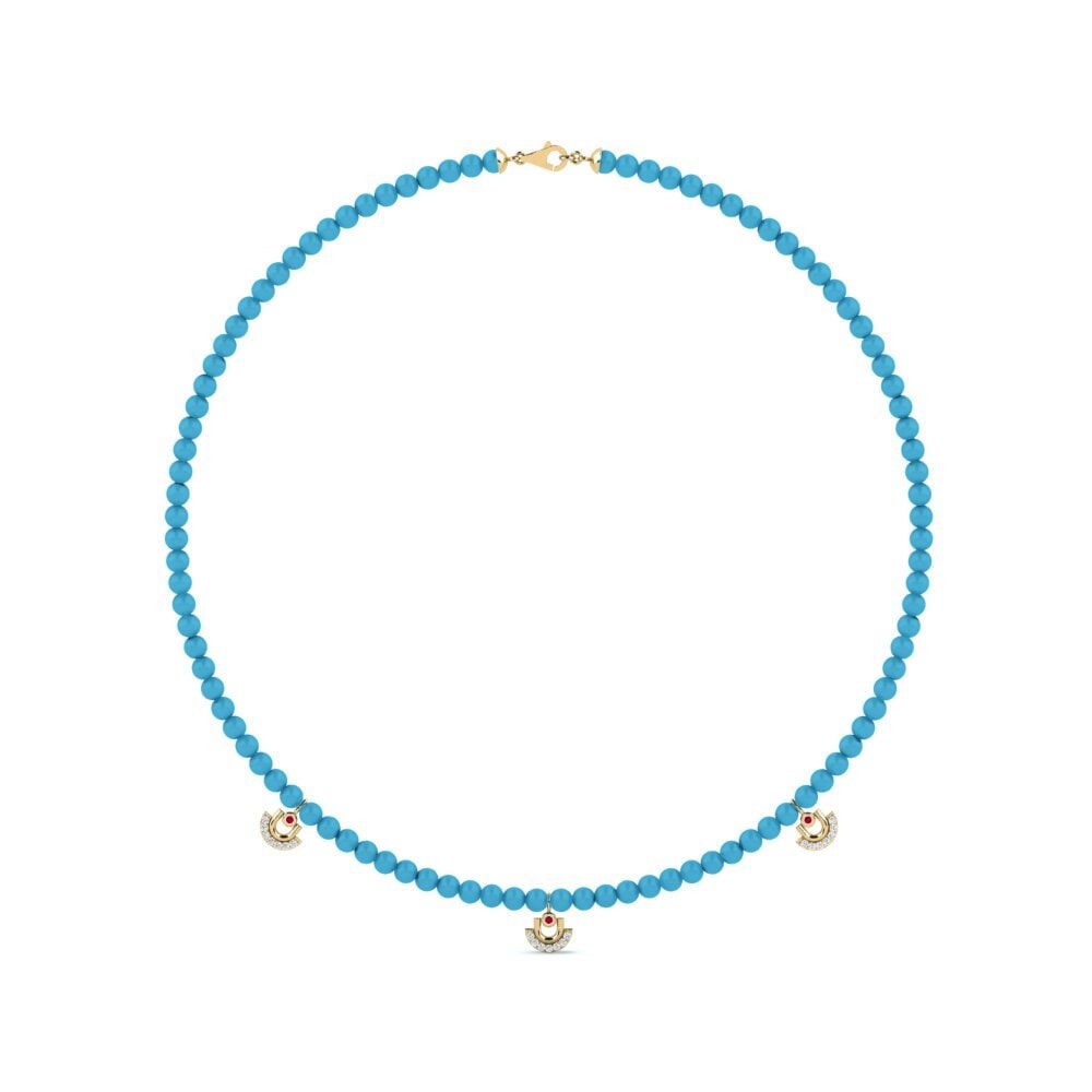 Or Jaune 375 Collier pour femme Altamura