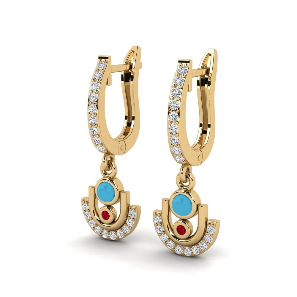 ruby-zirconia ต่างหู Arezzo