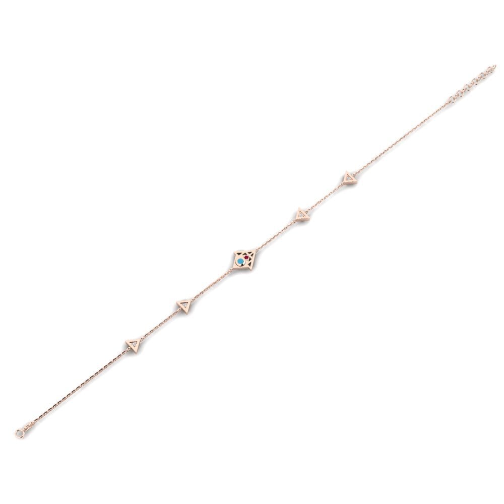 Or rose 375 Bracelet pour femme Briefing