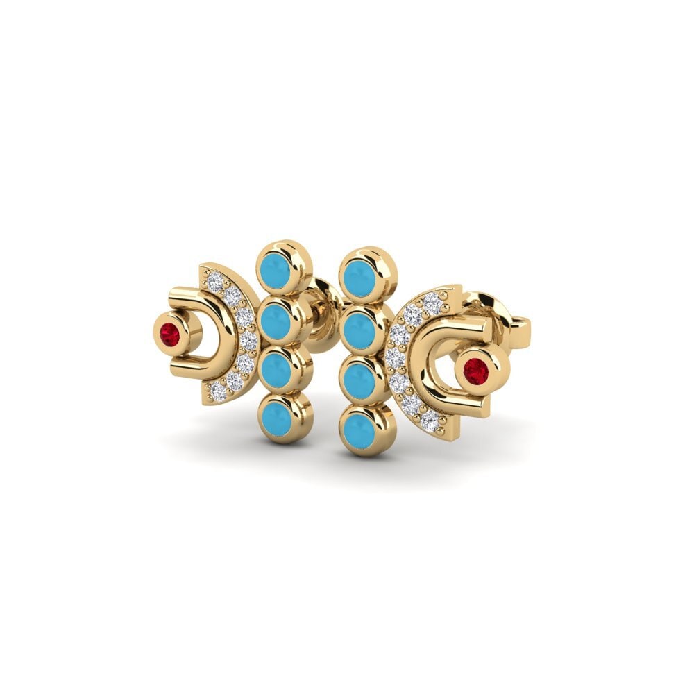 ruby-zirconia ต่างหู Casertada