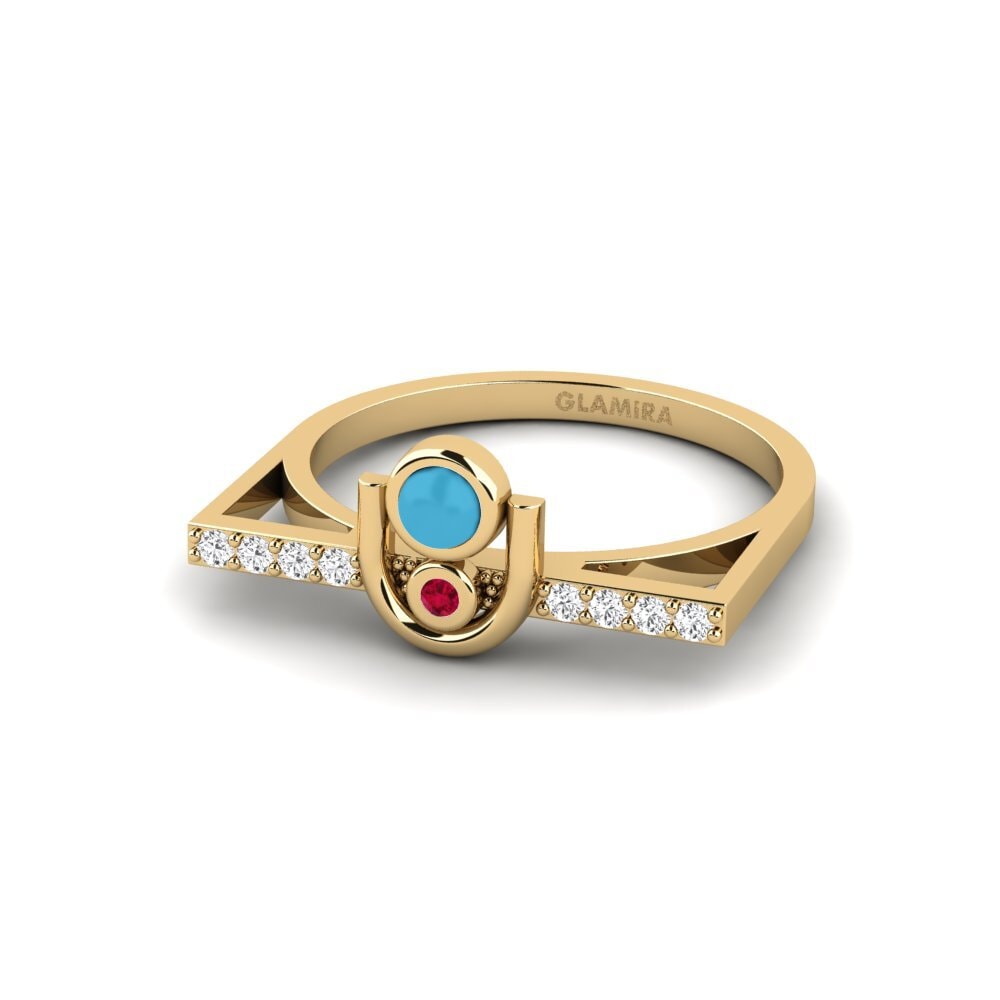 Or Jaune 375 Bague Casoria