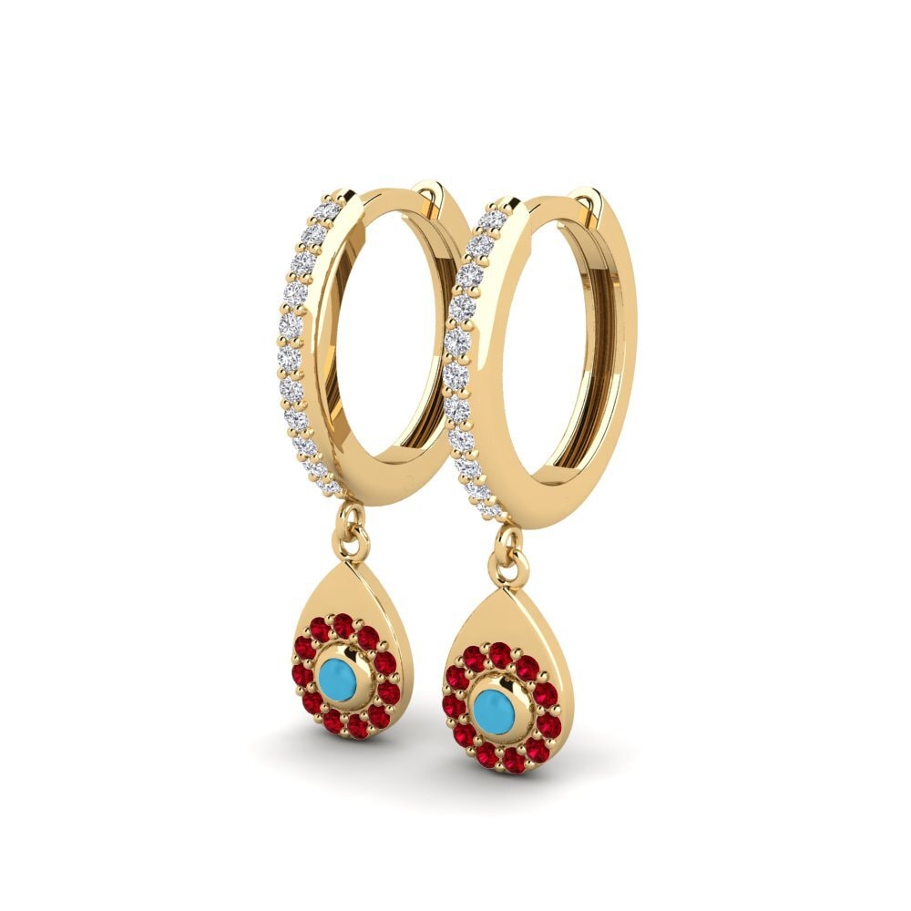 ruby-zirconia ต่างหู Hididy