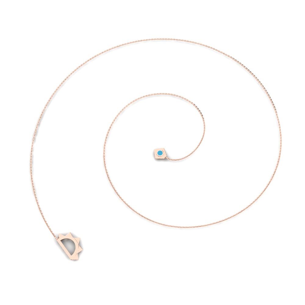 Or rose 375 Collier pour femme Incopho