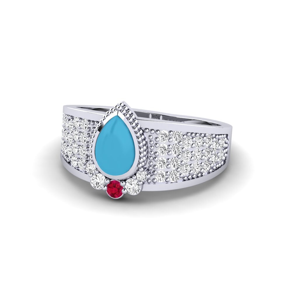 Palladium 950 Bague Lafiyali