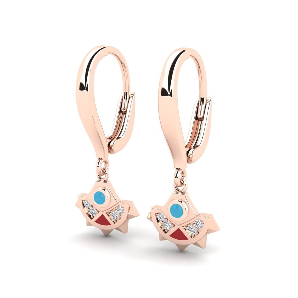 14k Rose Gold Women's Earring Begjin