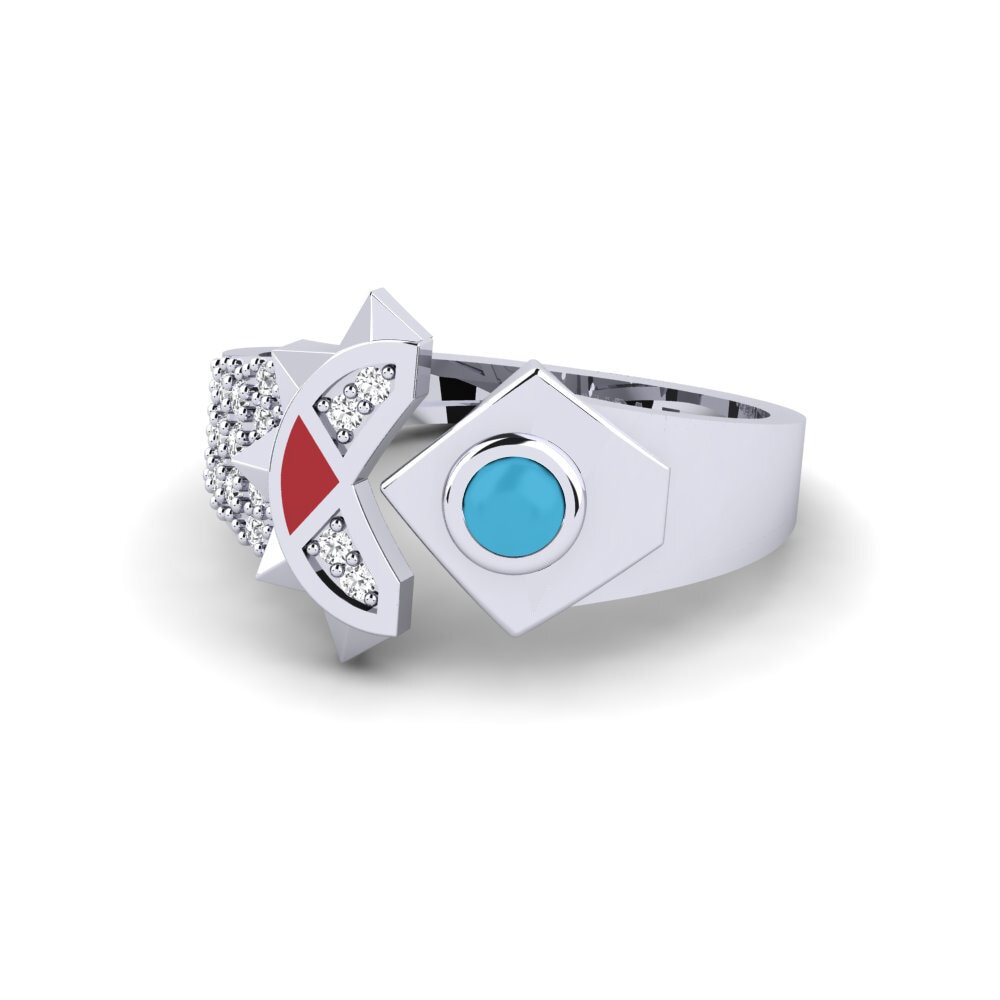 Ringe Offene Weißgold 375