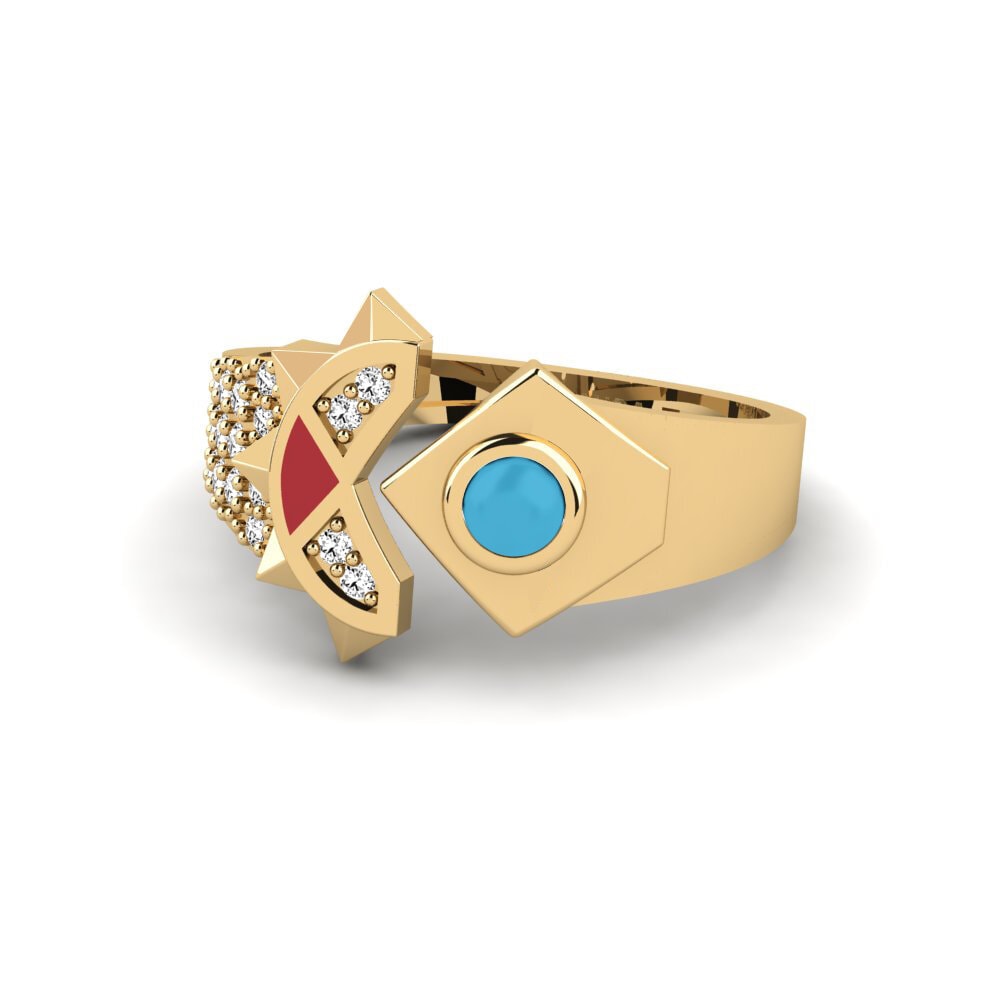 Ringe Offene Moissanit