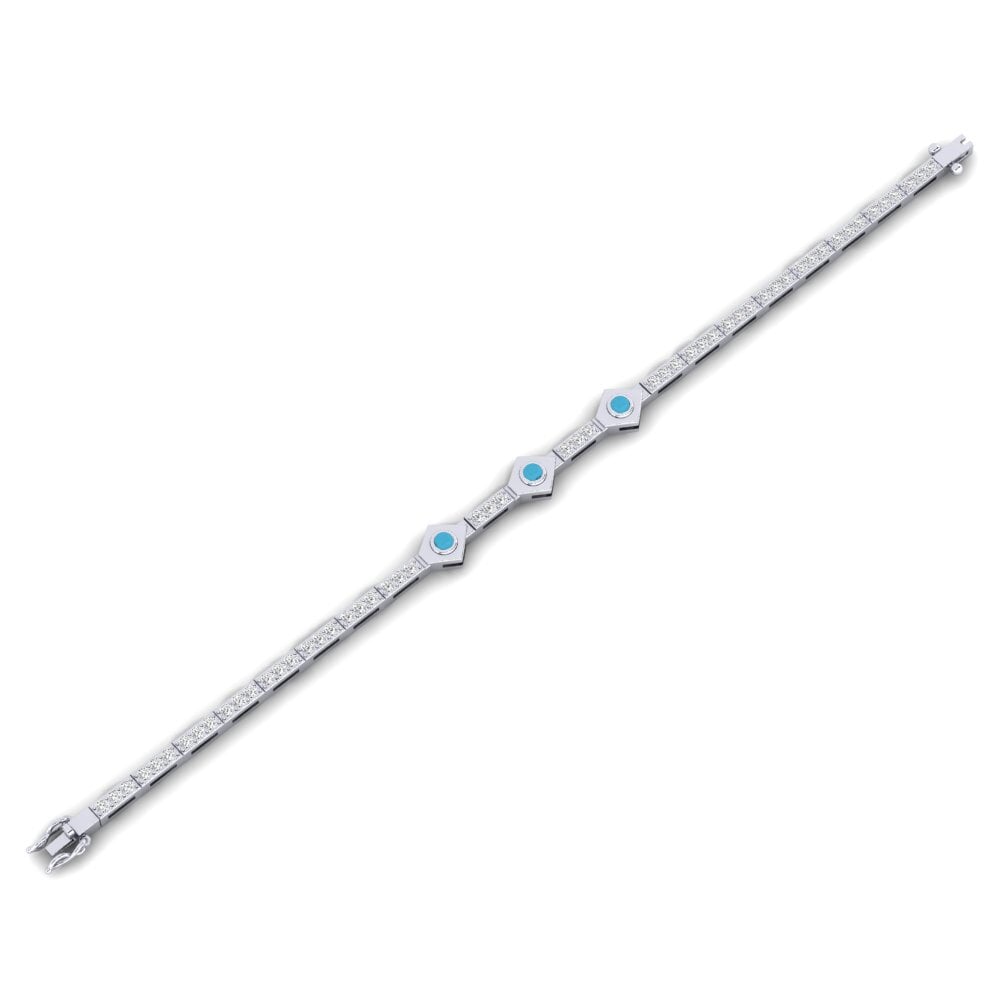 Or Blanc 750 Bracelet pour femme Computable
