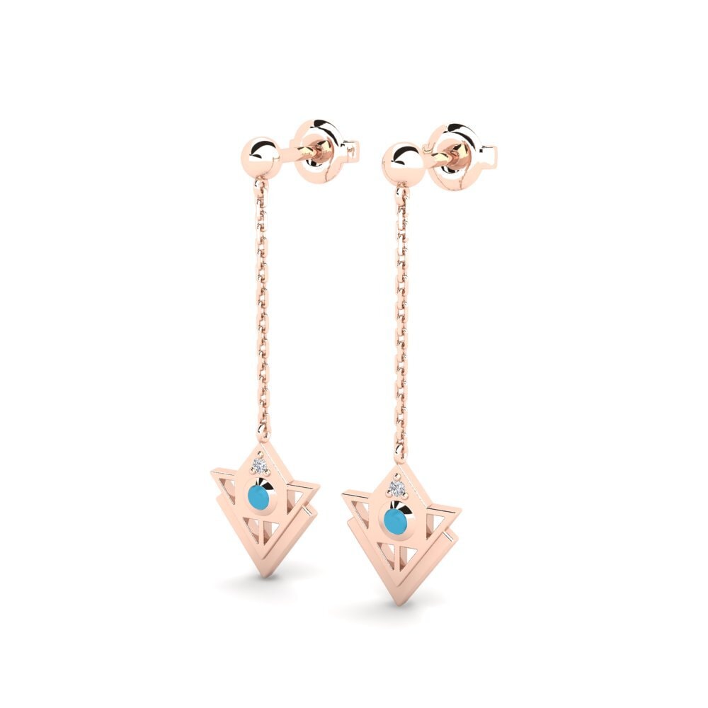 14k Rose Gold Women's Earring Cooperation