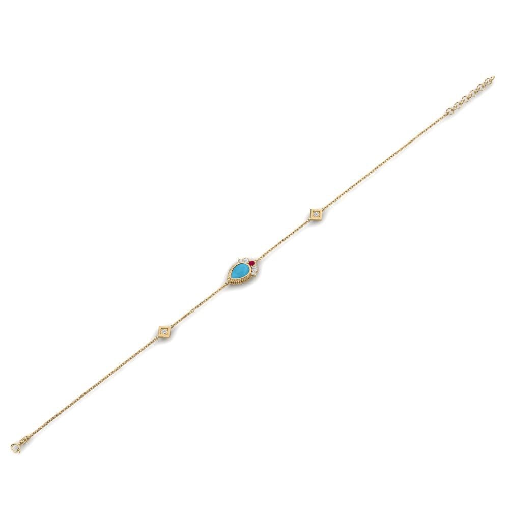 Or Jaune 375 Bracelet pour femme Gemengd