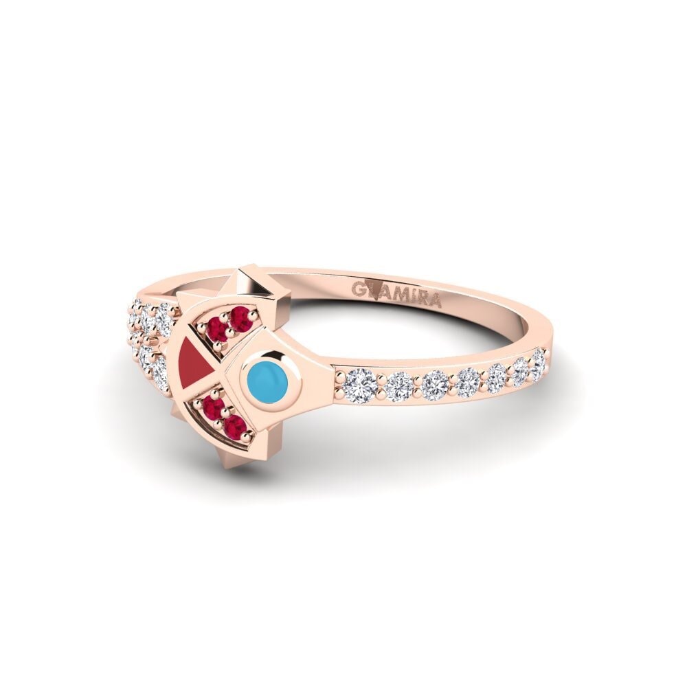 Rotgold 585 Ring Gudinde
