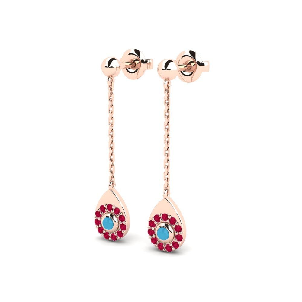 14k Rose Gold Women's Earring Orqus