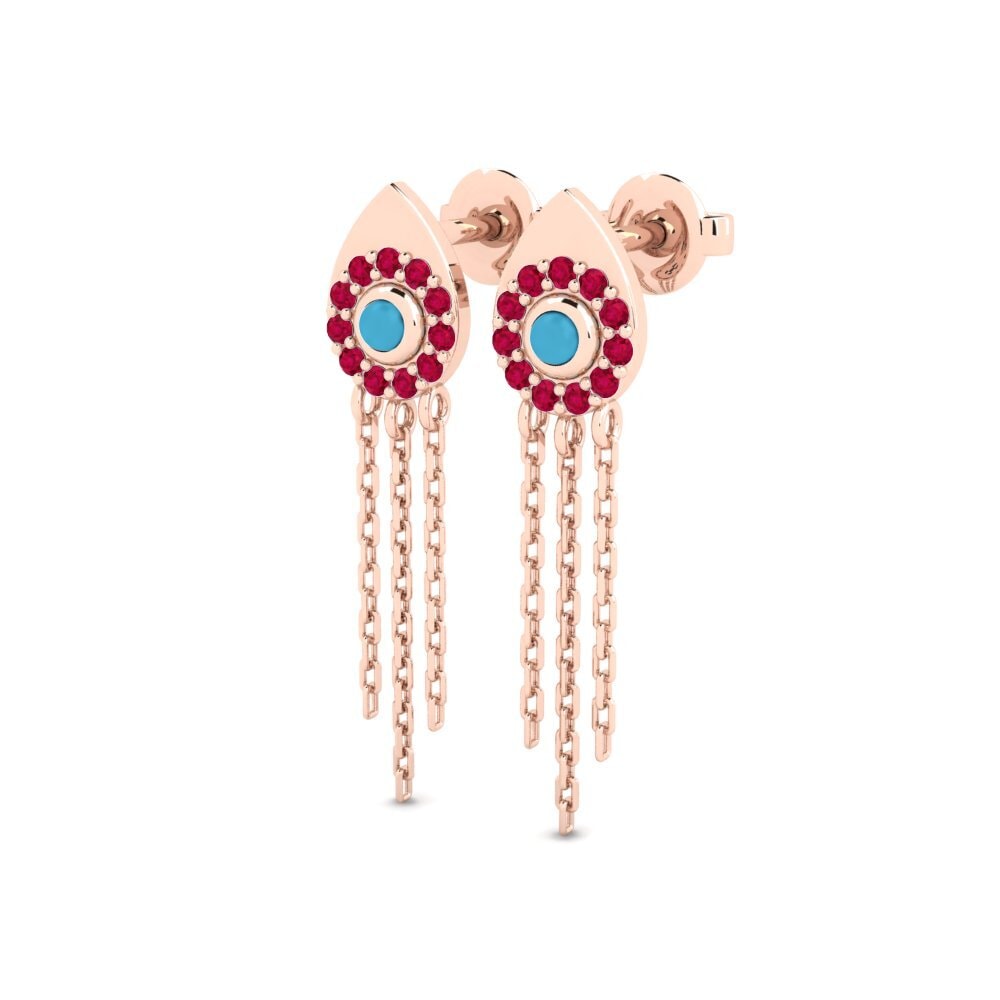 14k Rose Gold Women's Earring Pynig