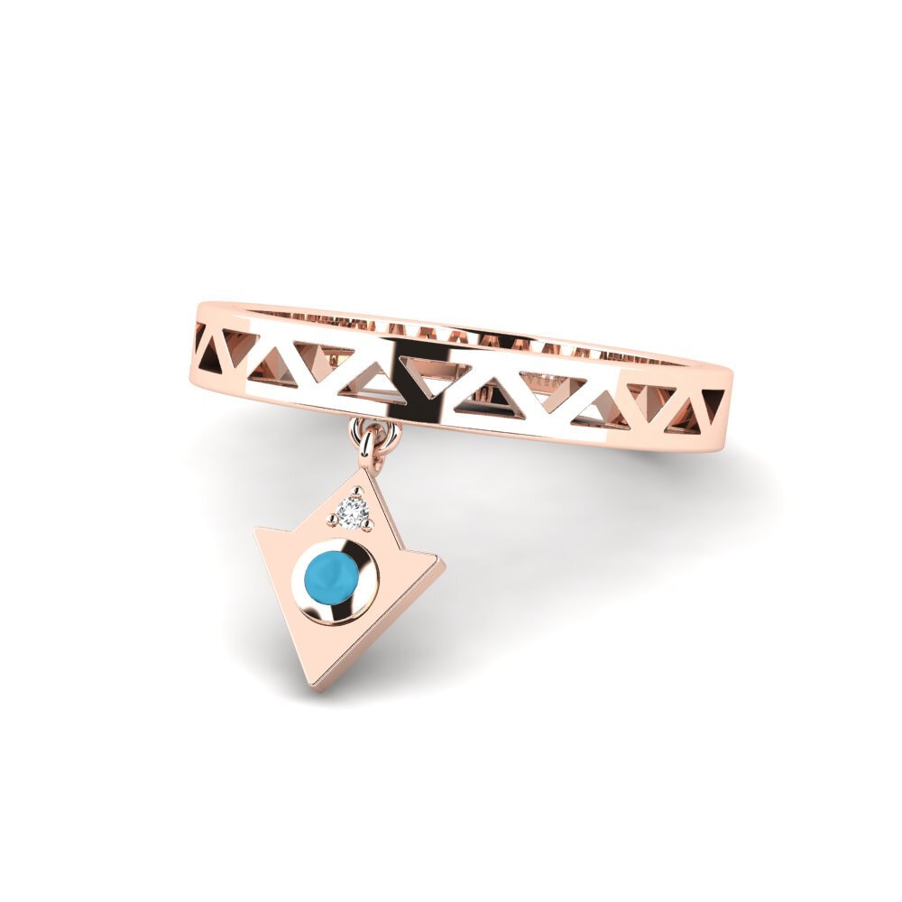 Or rose 375 Bague Redefinition